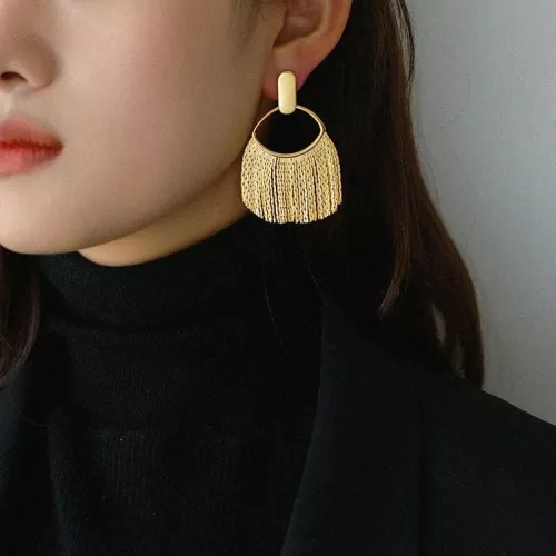24K Tassel Earrings